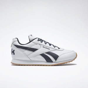 Adidasy Dziecięce Reebok Royal Classic Jogger 2.0 Białe/Granatowe PL 94KMLAB